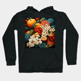 Tropical Orange Garden Hoodie